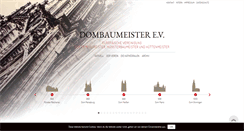 Desktop Screenshot of dombaumeisterev.de